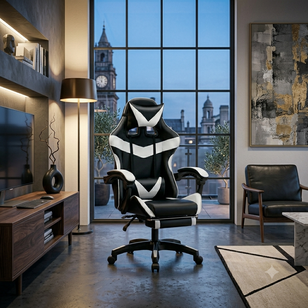 Sedia da Ufficio e da pc  Ergonomica, Reclinabile e Regolabile in Altezza.