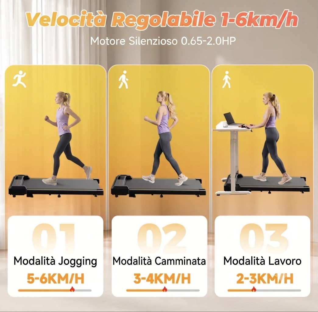 FT31: Tapis Roulant Smart per Casa e Ufficio con Display LED e Telecomando