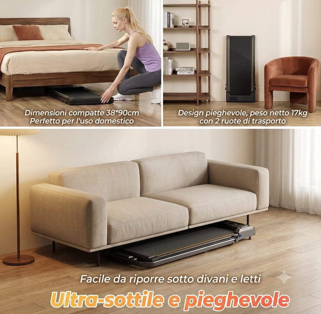 FT31: Tapis Roulant Smart per Casa e Ufficio con Display LED e Telecomando