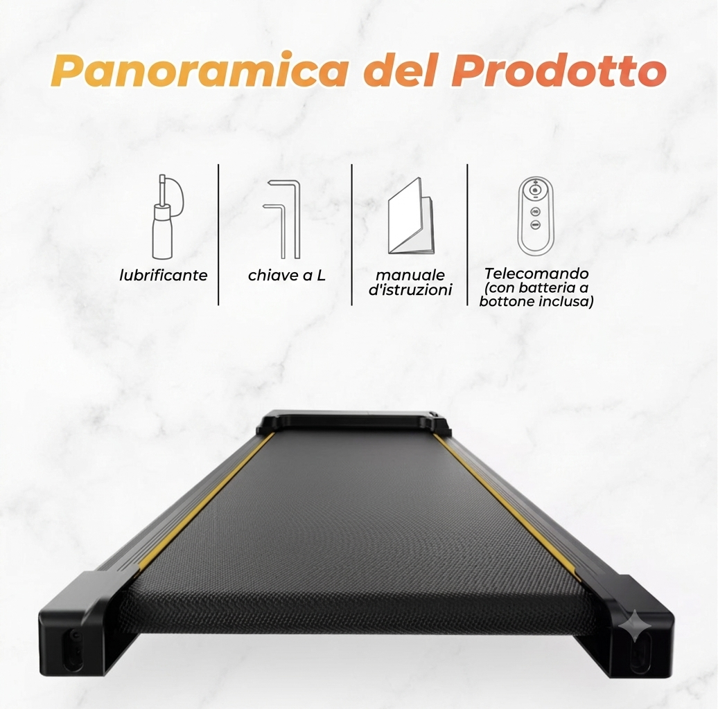 FT31: Tapis Roulant Smart per Casa e Ufficio con Display LED e Telecomando