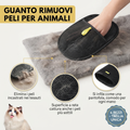 Guanto Rimuovi Peli per Animali Domestici, Spazzola in Rete per Cani e Gatti, Set da 4 Pezzi Taglia Unica, Ideale per Divano, Tappeti e Auto