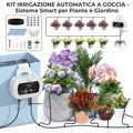 Sistema Irrigazione Automatica Smart con Timer Programmabile - Annaffia le Piante Anche in Vacanza