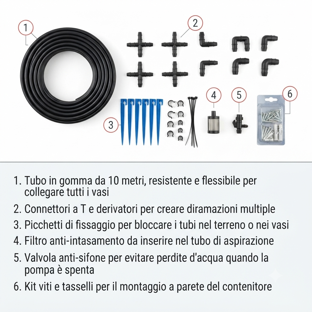 Sistema Irrigazione Automatica Smart con Timer Programmabile - Annaffia le Piante Anche in Vacanza