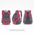 Sac à Dos Porte-Chien – Sac de Transport pour Chiens de Petite et Moyenne Taille, Respirant et Réglable avec Bandes Réfléchissantes de Sécurité