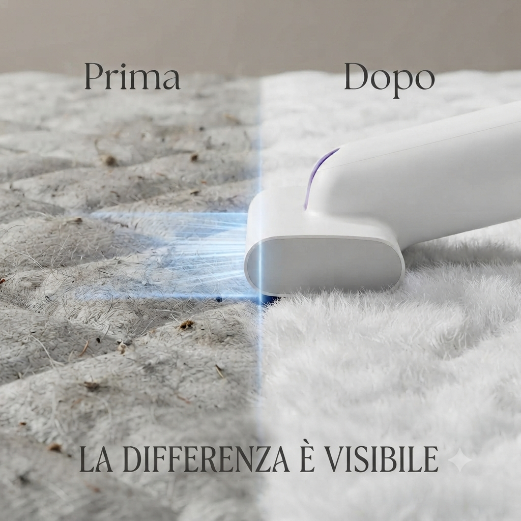 Battitappeto Anti Acari 55°C – Aspirapolvere Igienizzante per Materasso, Divano e Tappeti