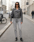 Motorrad-Lederjacke für Damen – Stil und Widerstandsfähigkeit