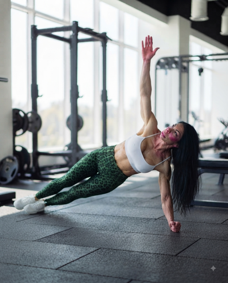 Leggings  da palestra  con stampa leopardata, senza cuciture a vita alta, per donna