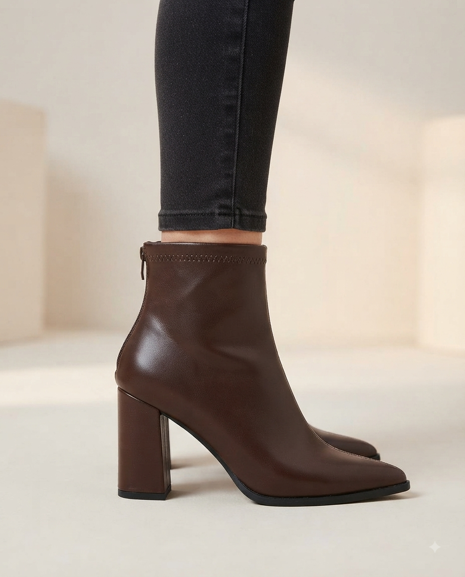 Bottines pointues pour femme
