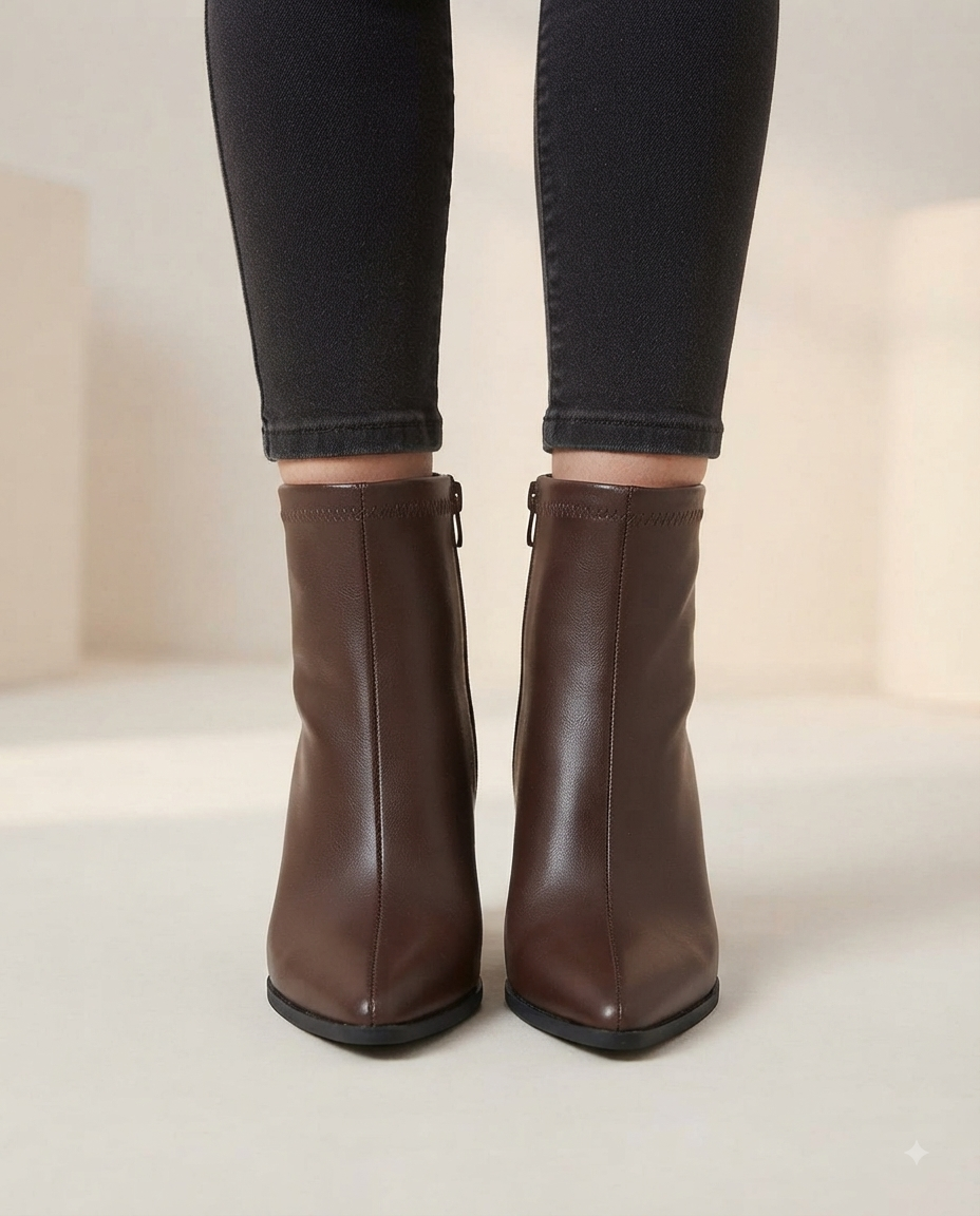 Bottines pointues pour femme