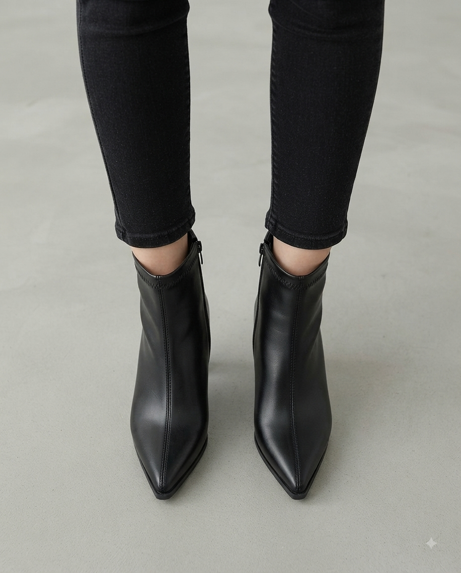 Bottines pointues pour femme