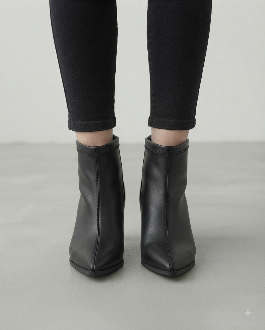 Bottines pointues pour femme