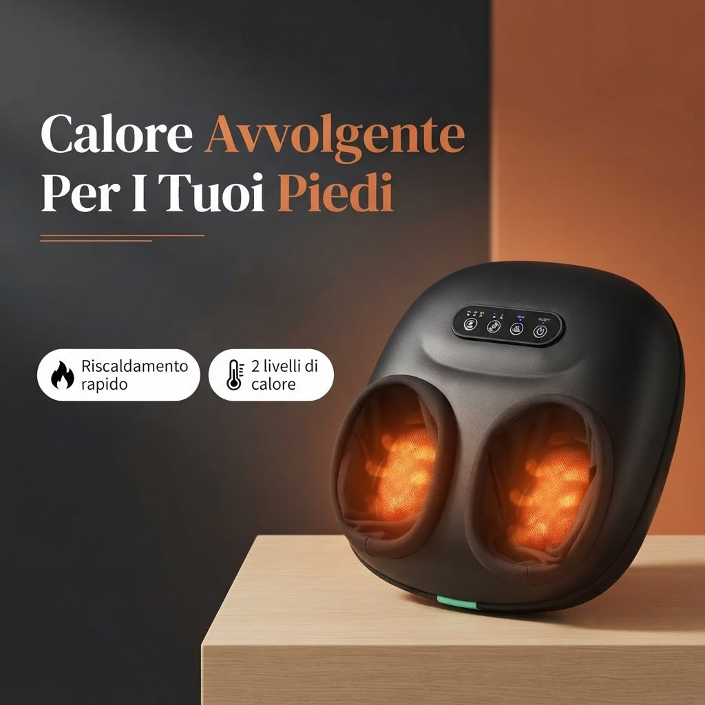 Elektrisches Shiatsu-Fußmassagegerät – Das SPA-Erlebnis für zu Hause mit Wärme und 3D-Rollen