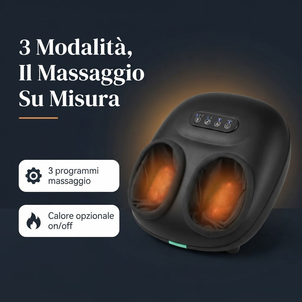 Elektrisches Shiatsu-Fußmassagegerät – Das SPA-Erlebnis für zu Hause mit Wärme und 3D-Rollen