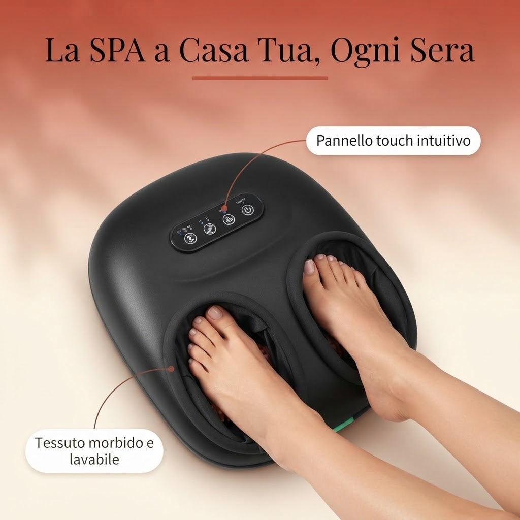 Elektrisches Shiatsu-Fußmassagegerät – Das SPA-Erlebnis für zu Hause mit Wärme und 3D-Rollen