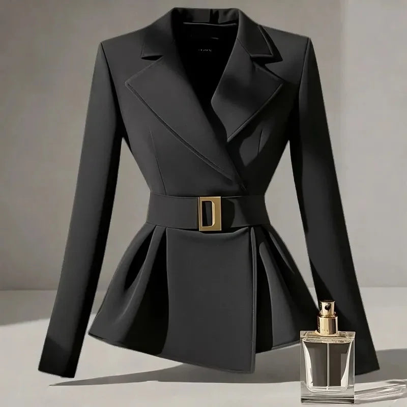 Nouvelle veste blazer printemps 2026 blazer noir haute couture – décontracté, polyvalent et slim fit"
