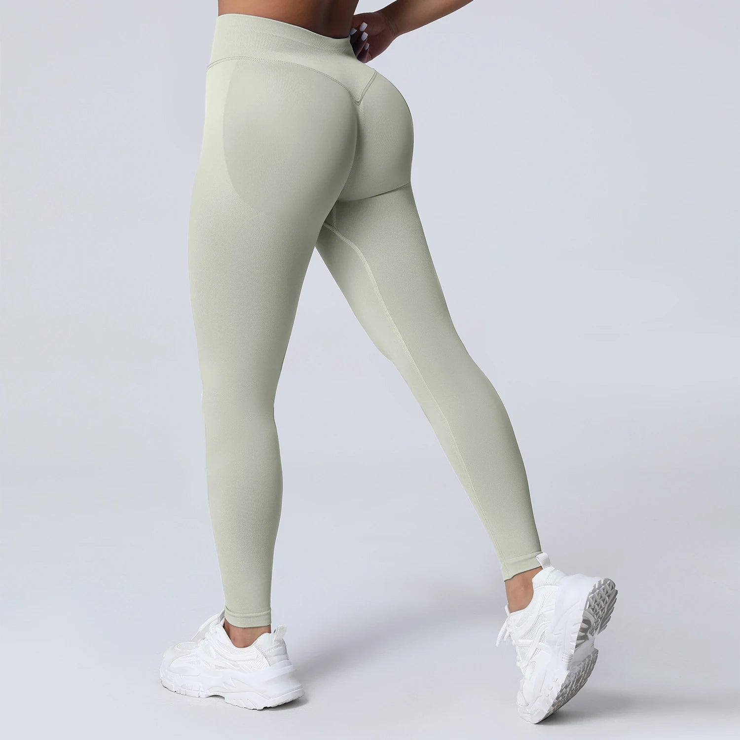 Legging de yoga froncé aux fesses (scrunch butt)