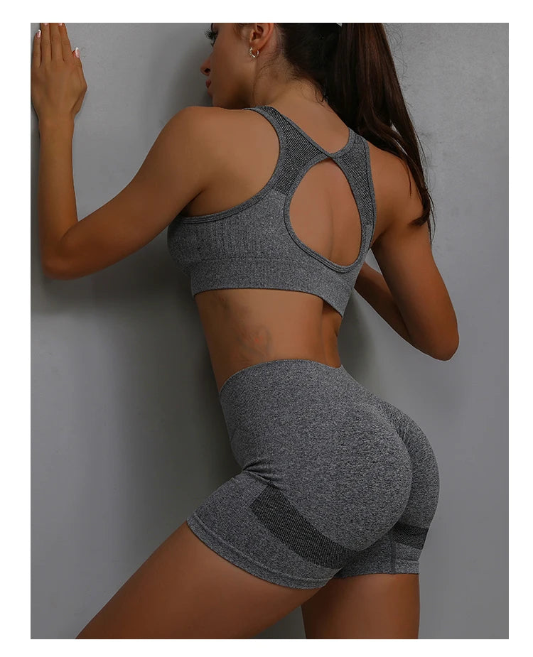 Pantaloncini yoga donna butt lifting – Tummy control, vita alta