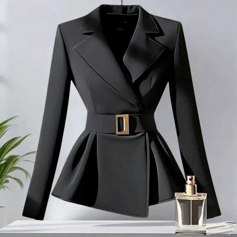 Nouvelle veste blazer printemps 2026 blazer noir haute couture – décontracté, polyvalent et slim fit"