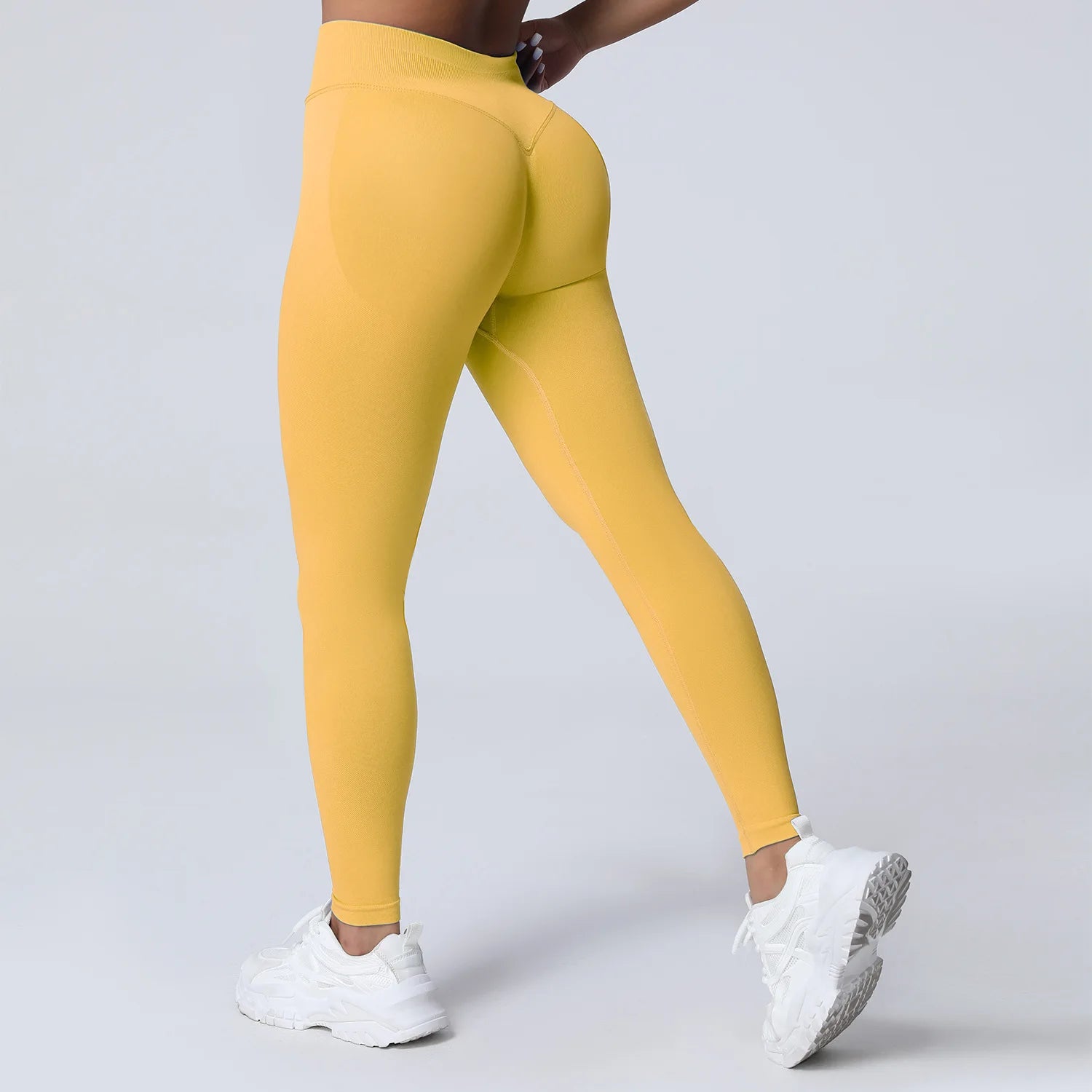 Legging de yoga froncé aux fesses (scrunch butt)