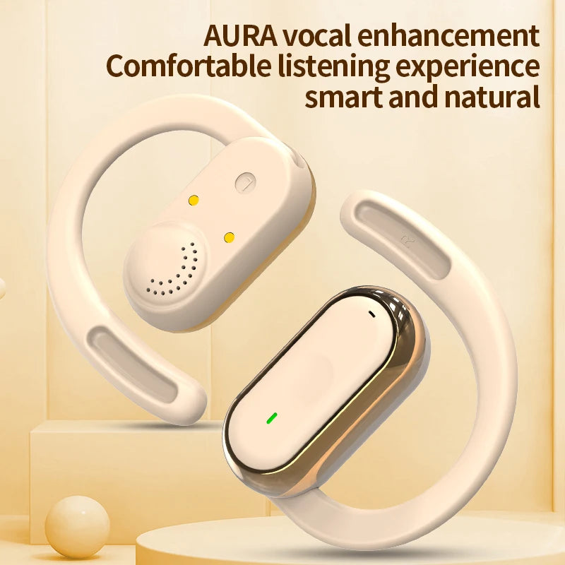 Casque sans fil Bluetooth Smart - Arceau réglable, Commandes tactiles, Sportif, Étanche, Écouteurs stéréo pour la musique, Compatible avec tous les Smartphones.