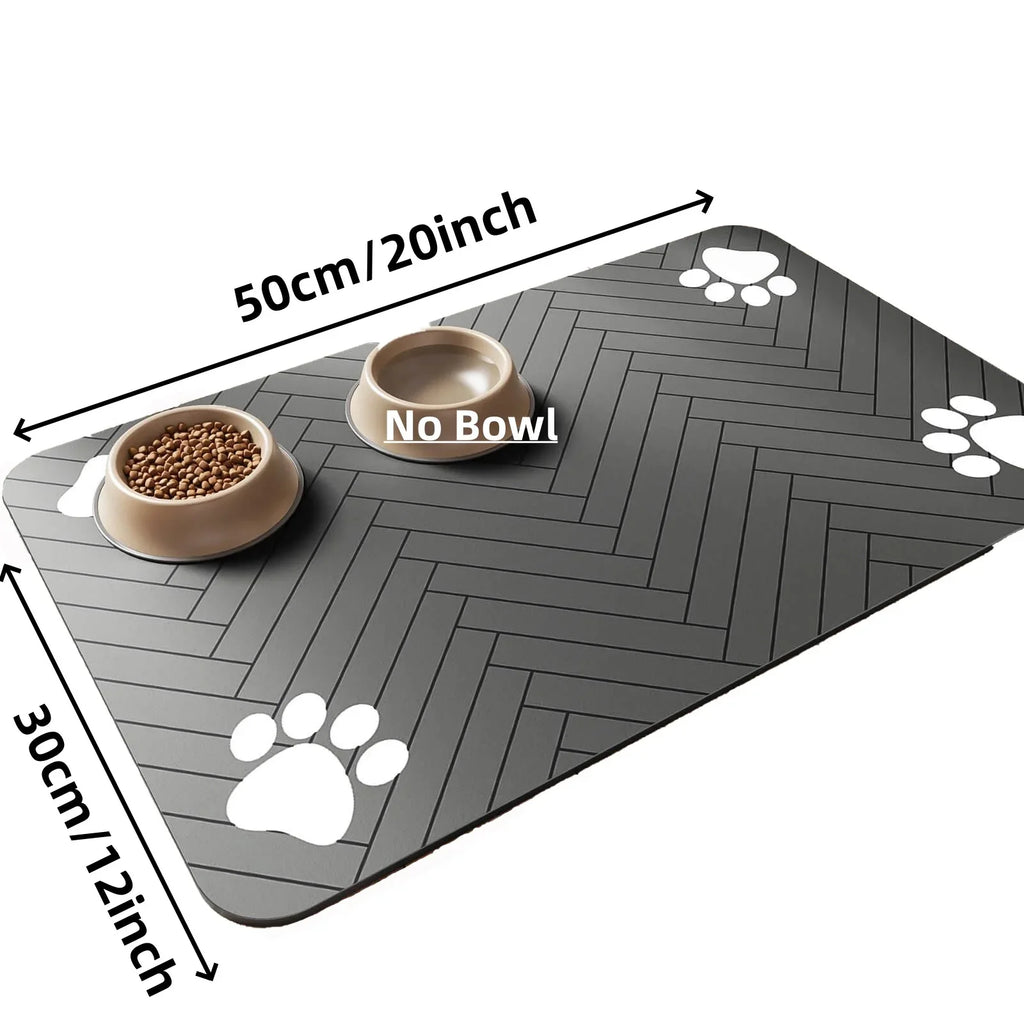 Tapis de dessous de gamelle en silicone