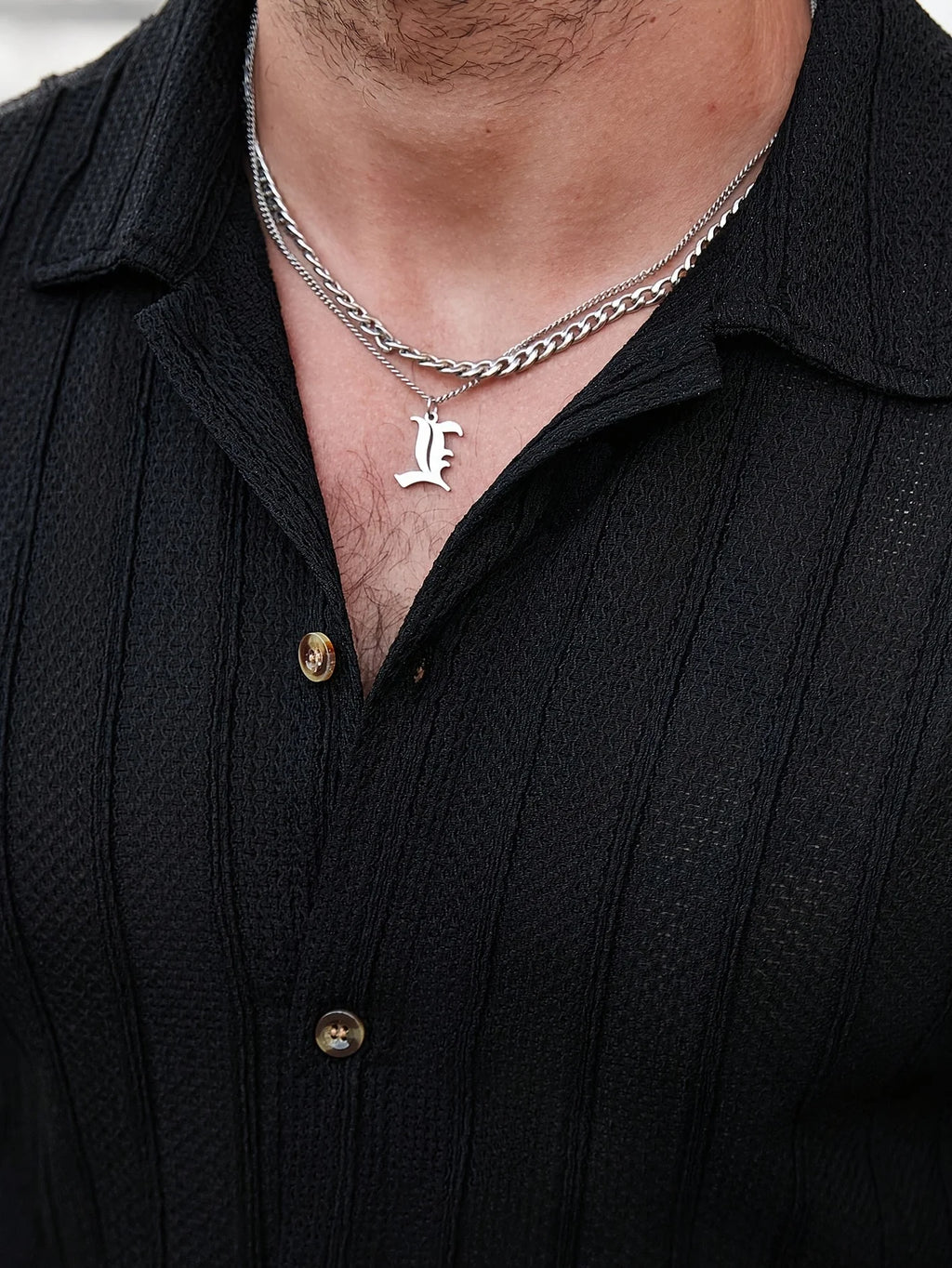 Herren-Cardigan mit V-Ausschnitt