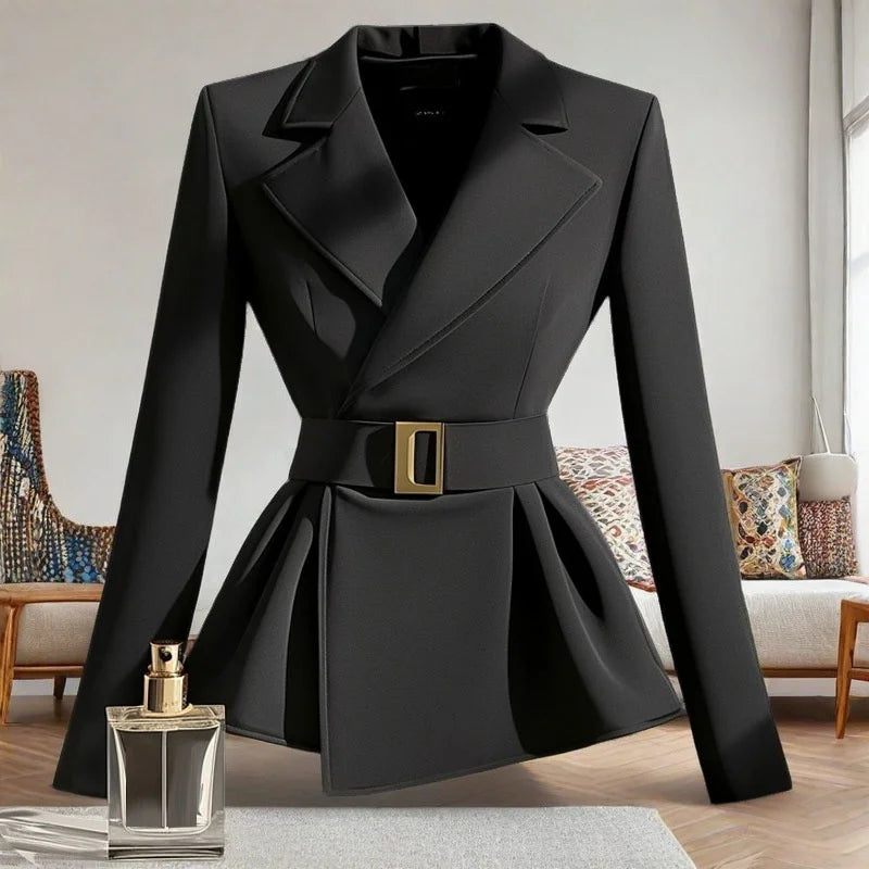 Nouvelle veste blazer printemps 2026 blazer noir haute couture – décontracté, polyvalent et slim fit"