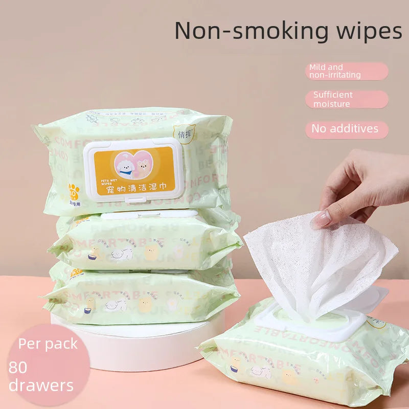 Salviette per Cani e Gatti – 3 pacchi da 80 salviette 17,00euro