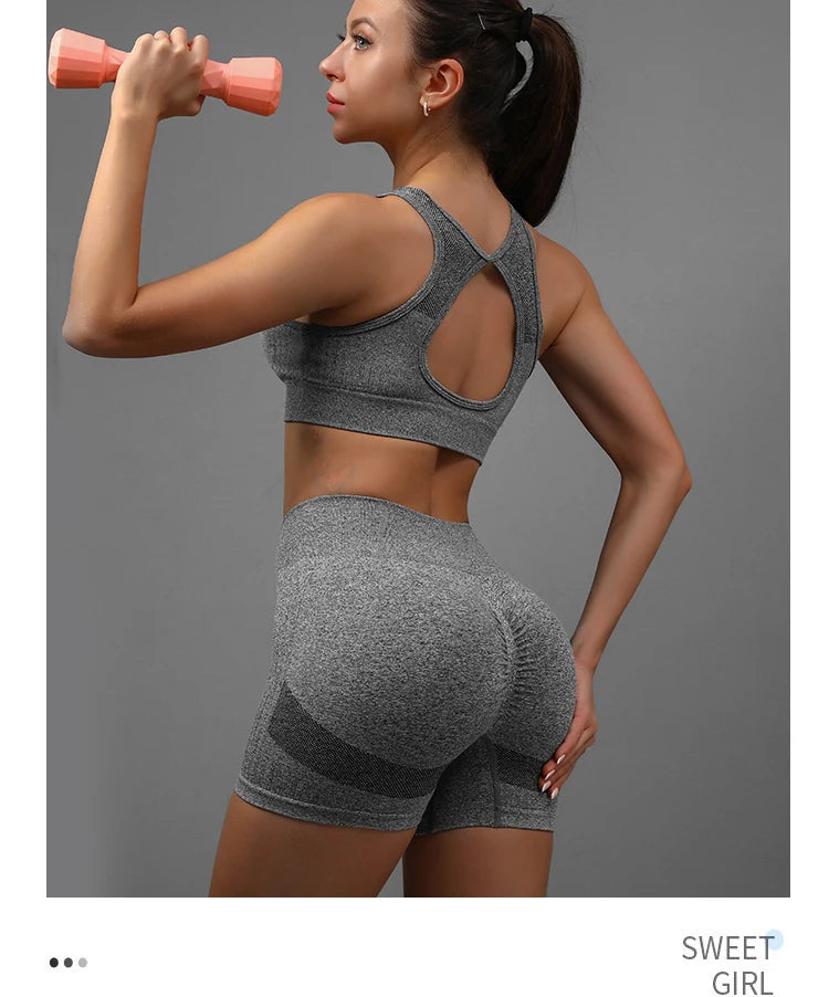 Pantaloncini yoga donna butt lifting – Tummy control, vita alta