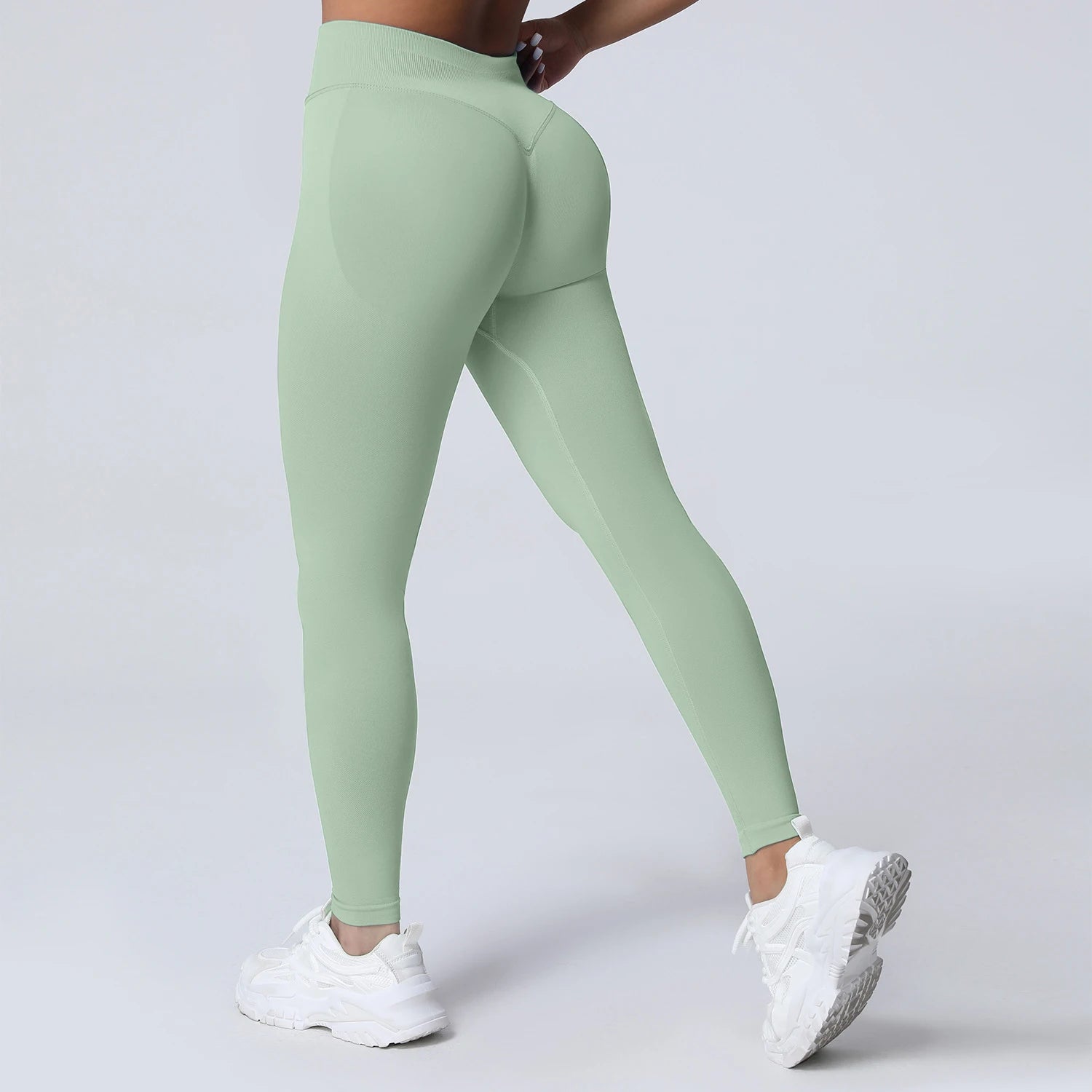 Legging de yoga froncé aux fesses (scrunch butt)