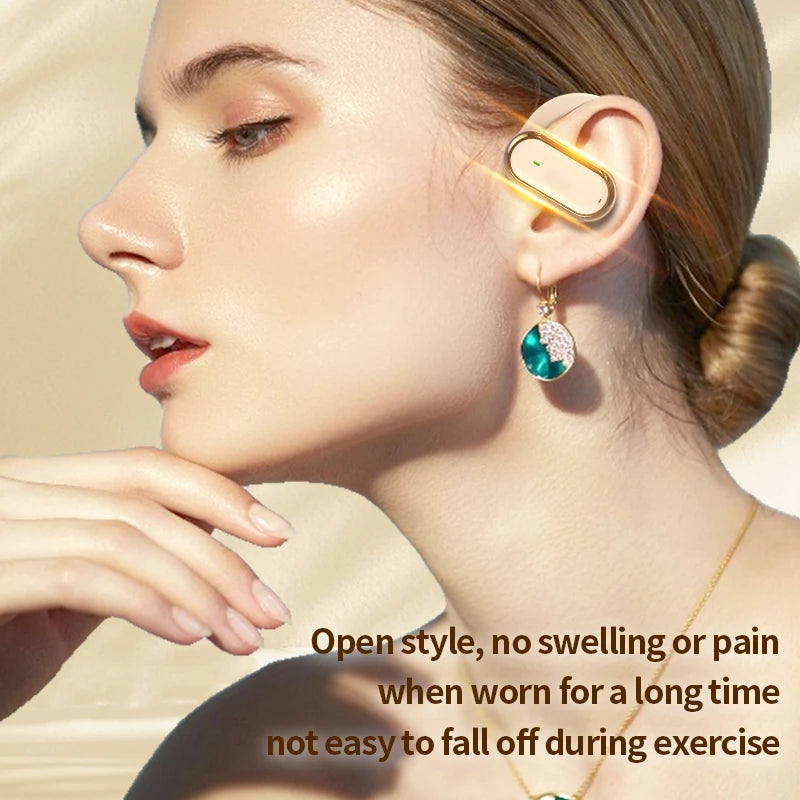 Casque sans fil Bluetooth Smart - Arceau réglable, Commandes tactiles, Sportif, Étanche, Écouteurs stéréo pour la musique, Compatible avec tous les Smartphones.