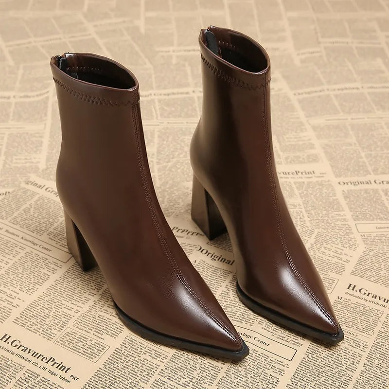 Spitze Stiefeletten für Damen