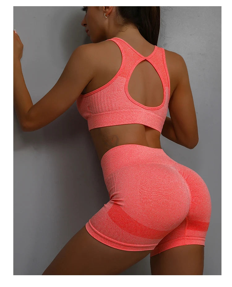 Pantaloncini yoga donna butt lifting – Tummy control, vita alta