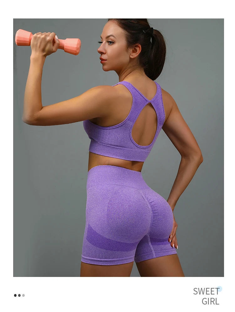Pantaloncini yoga donna butt lifting – Tummy control, vita alta