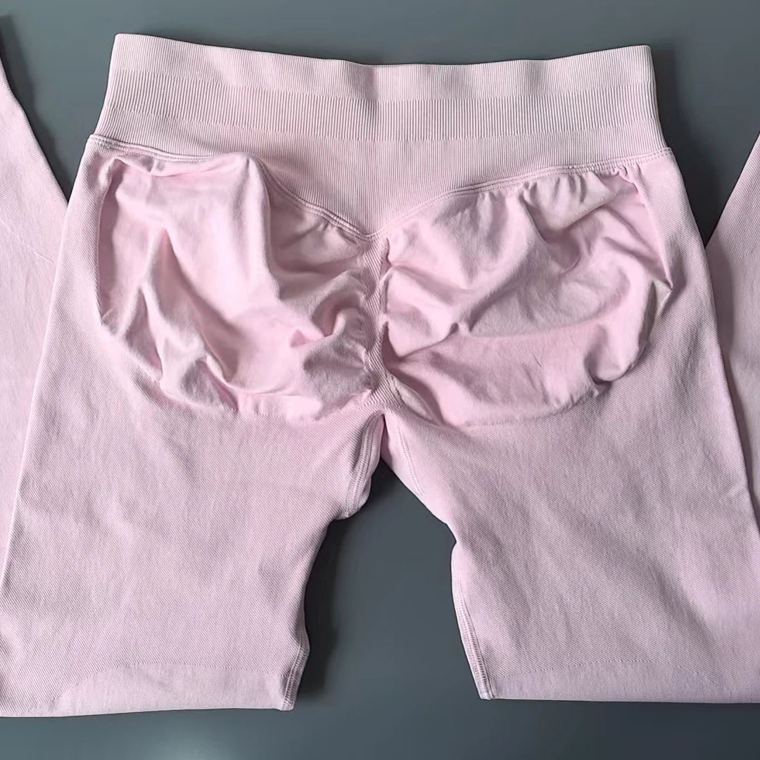 Legging de yoga froncé aux fesses (scrunch butt)