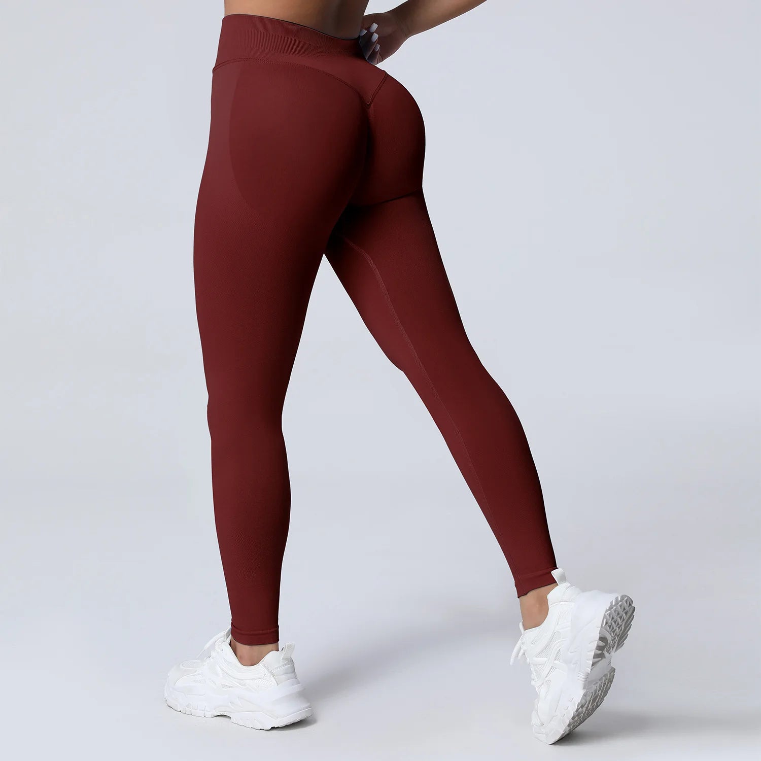 Legging de yoga froncé aux fesses (scrunch butt)