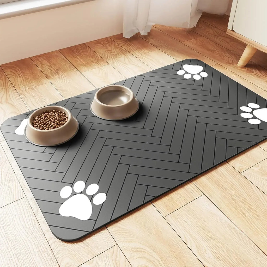 Tapis de dessous de gamelle en silicone