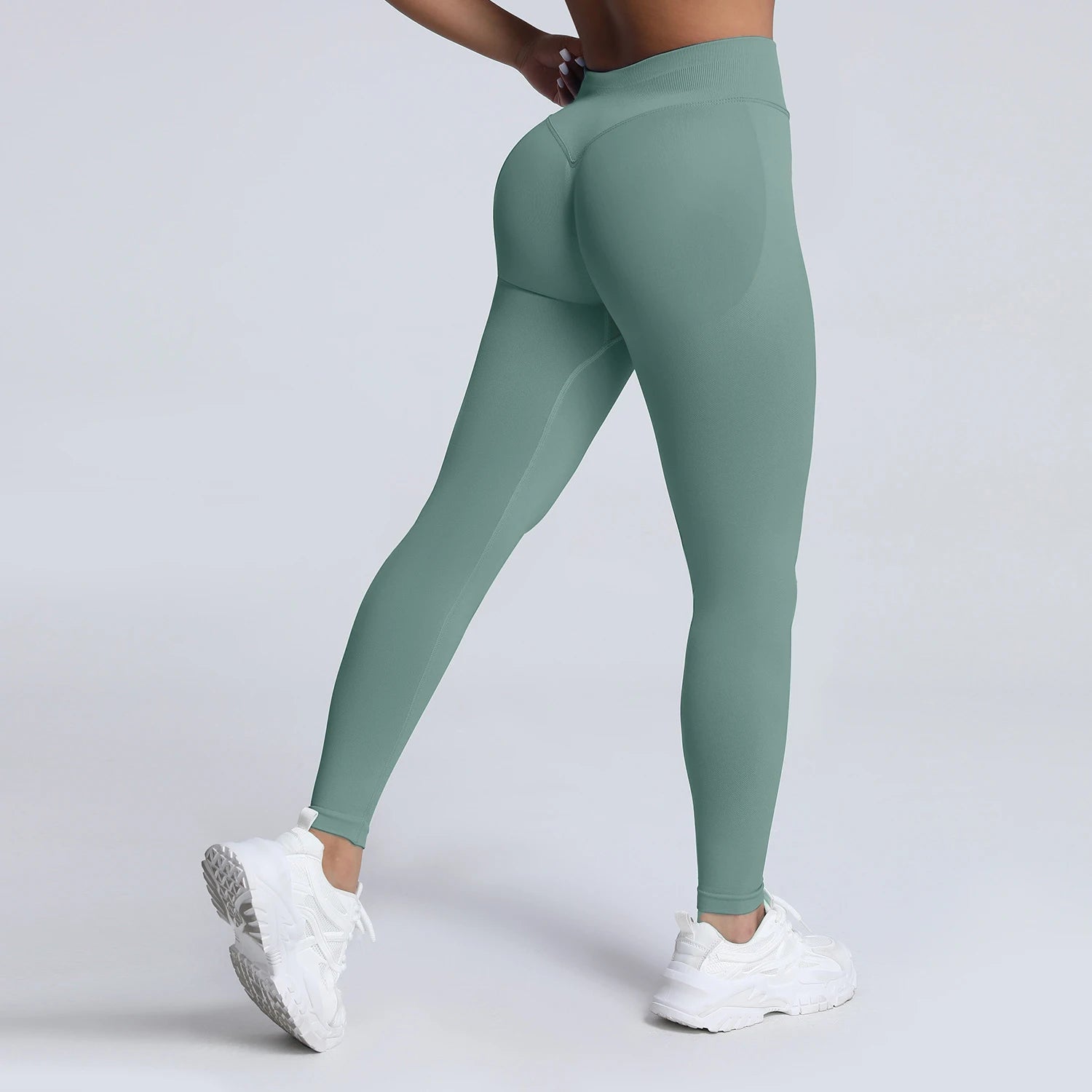 Legging de yoga froncé aux fesses (scrunch butt)