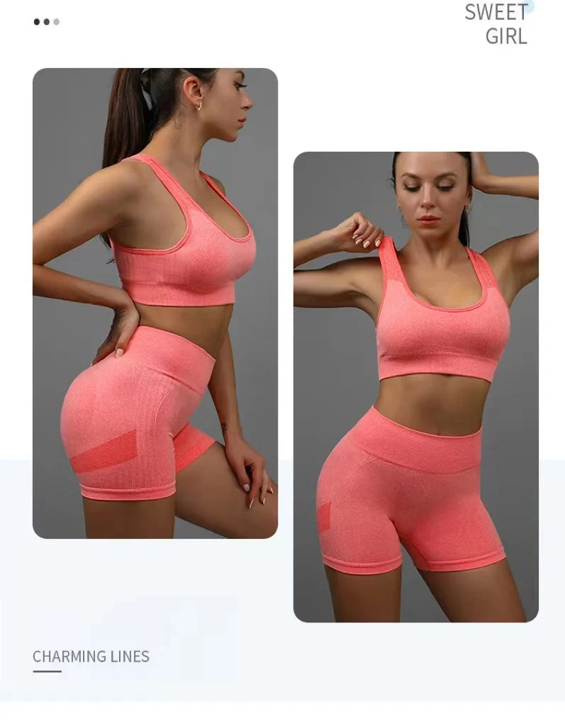 Pantaloncini yoga donna butt lifting – Tummy control, vita alta