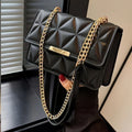 Borsa a Tracolla  con Catena alla Moda Elegante e Trapuntata