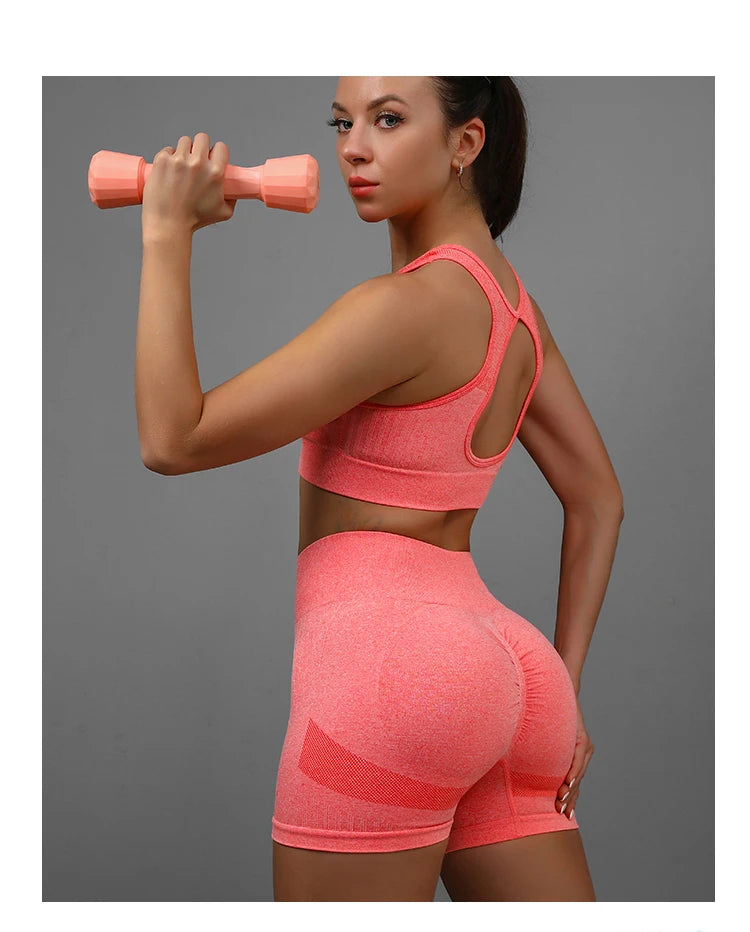 Pantaloncini yoga donna butt lifting – Tummy control, vita alta