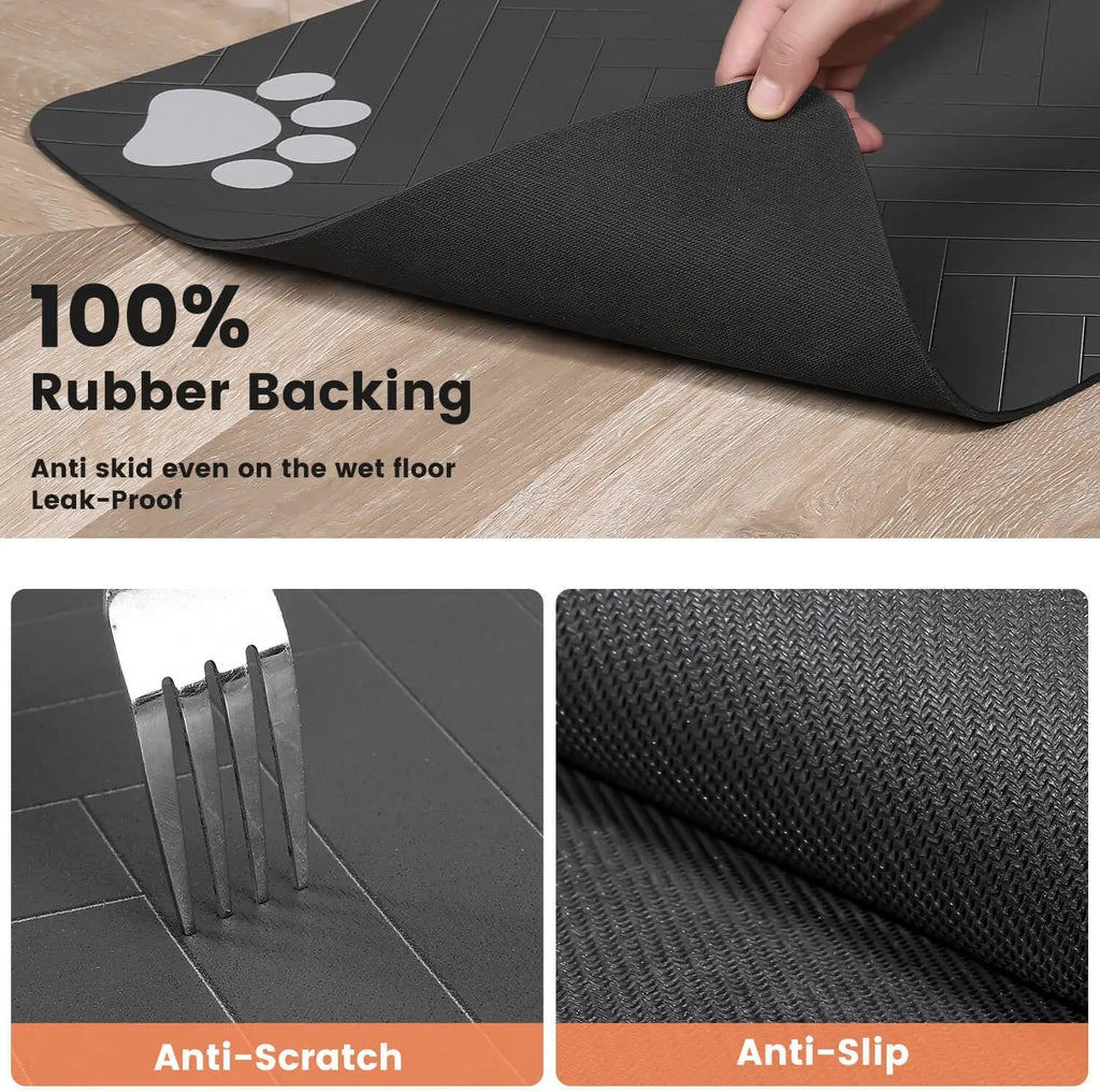 Tapis de dessous de gamelle en silicone