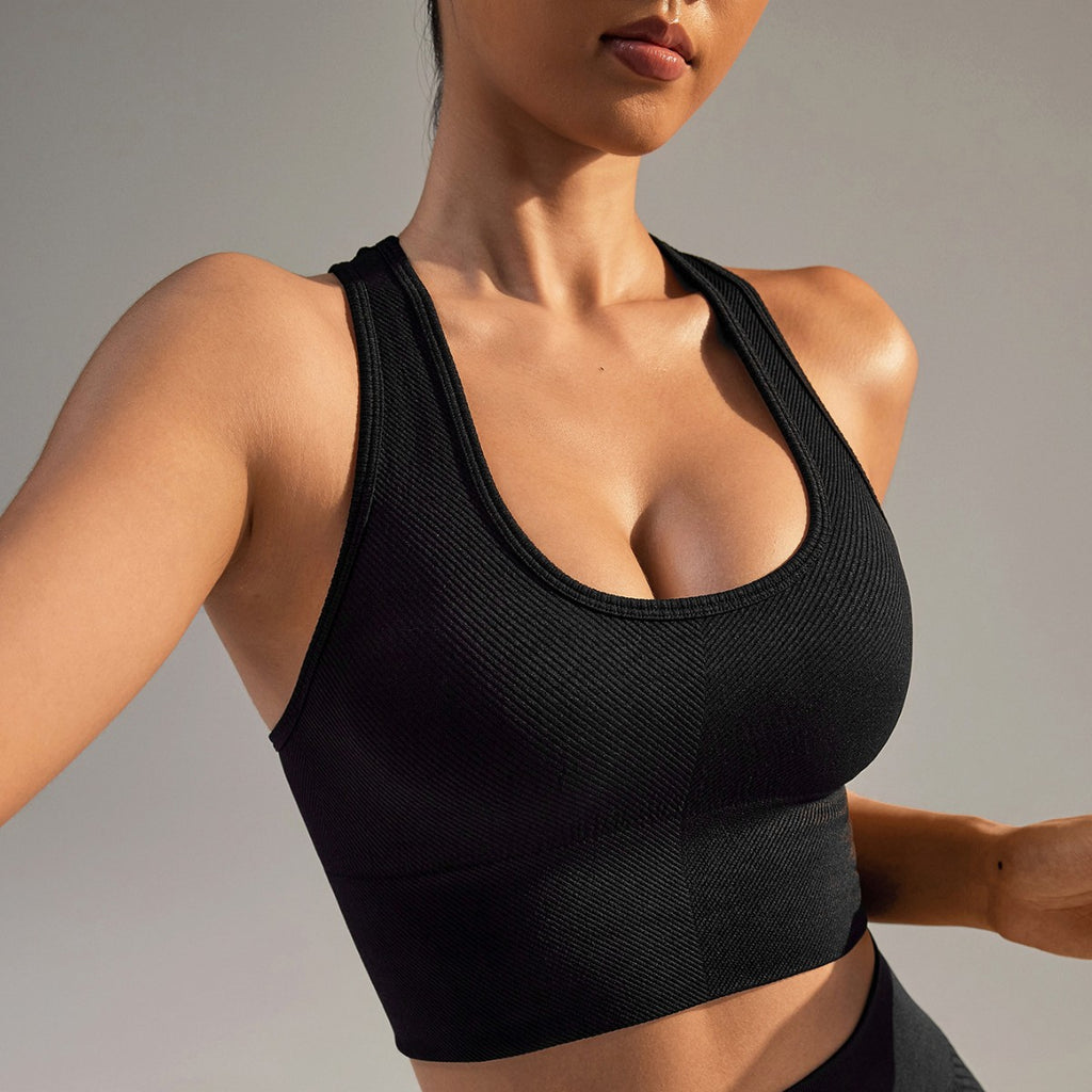 Reggiseno sportivo con incrocio sulla schiena – Yoga e corsa