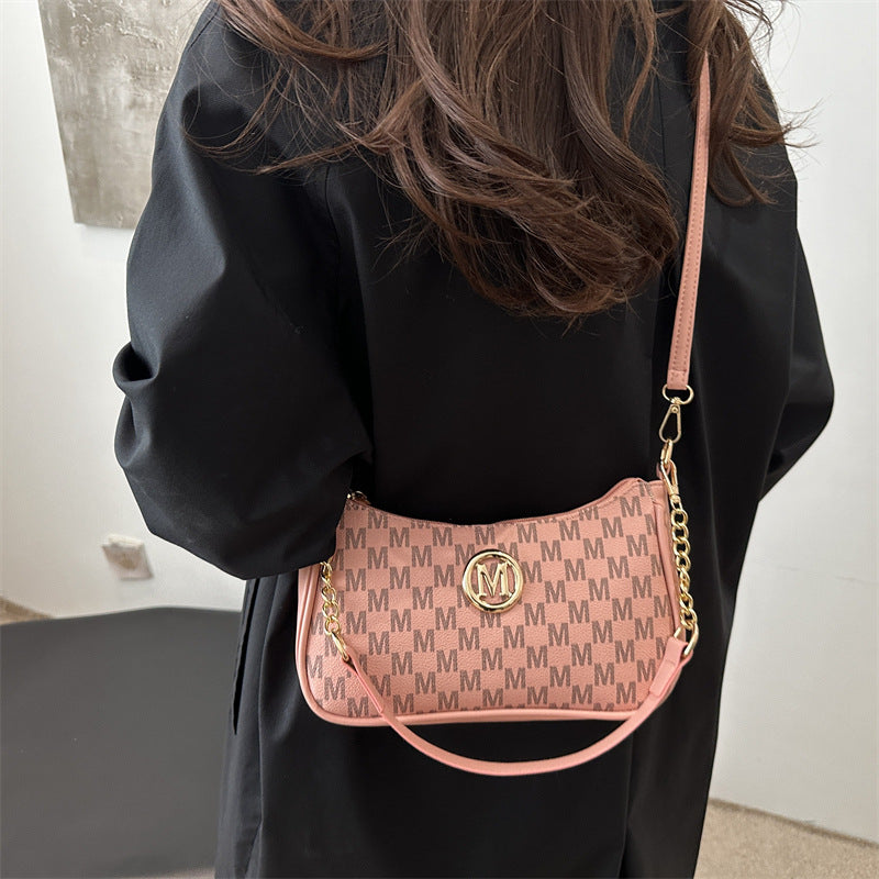 Borsa sottobraccio da donna a pochette, nuovo modello di tendenza a spalla