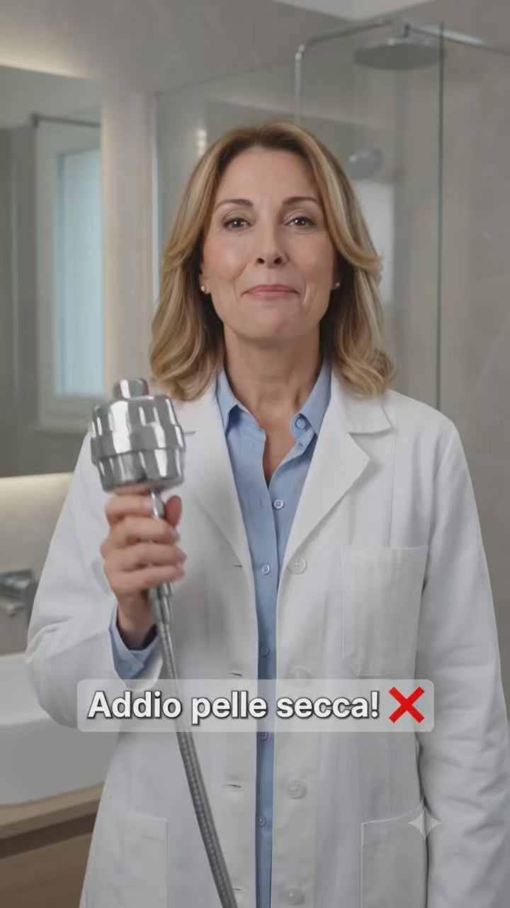 Filtro anticalcare per doccia Purezza e Benessere per Pelle e Capelli